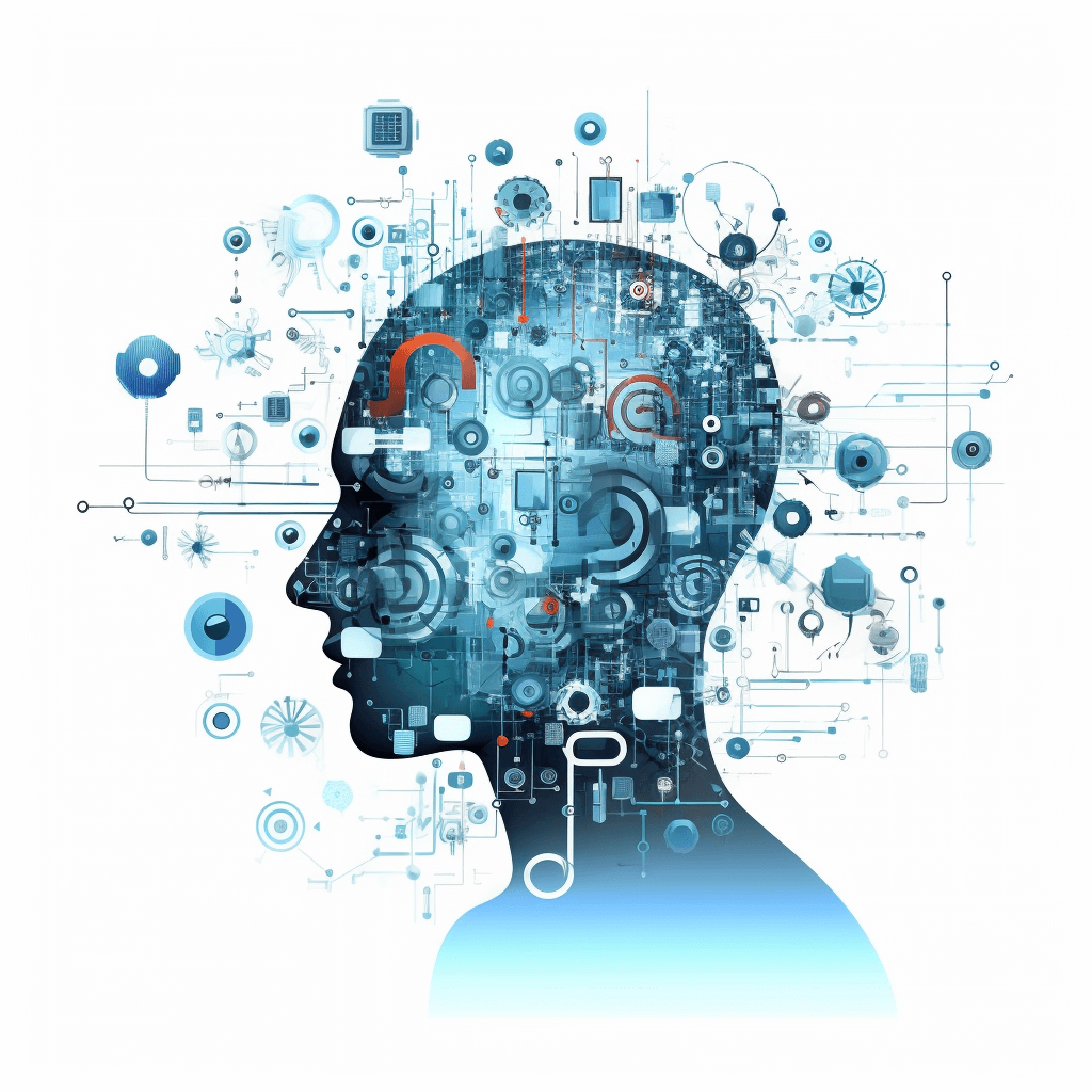 Illustration for intelligent software and process automation